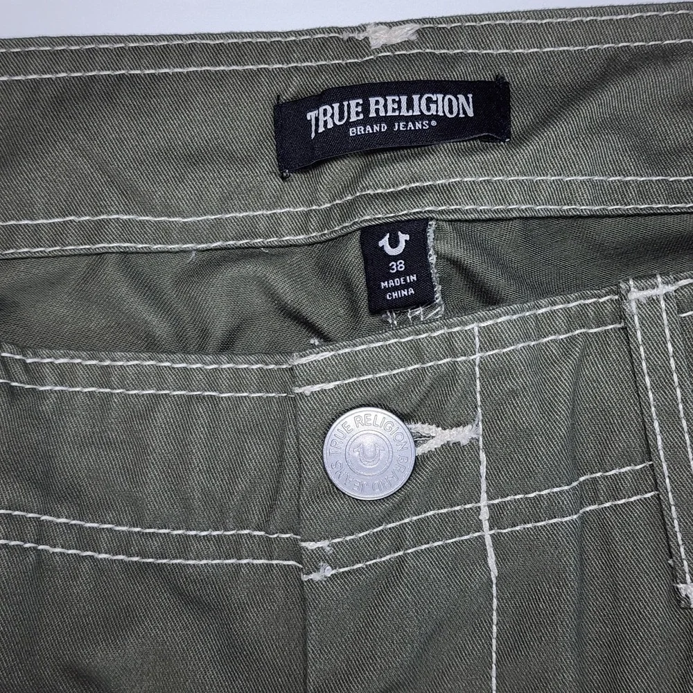 True Religion Men's Cargo Pants Workwear Utility‎ Streetwear Size 38 NWT